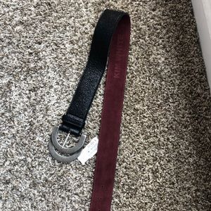 Kim white belt. Never worn. Size XS